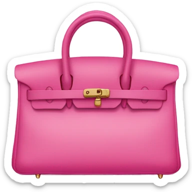 A pink birkin bag sticker