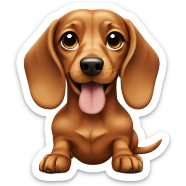 dachshund Fendi sticker