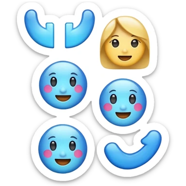 Emojis q salga verificado azul de tik Tok sticker