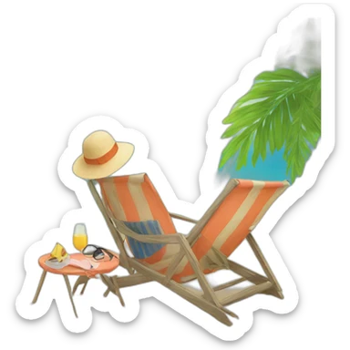 Vacation sticker