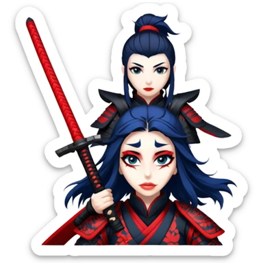 Daring Samurai sticker
