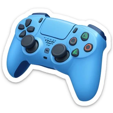 Blue ps5 controller  sticker