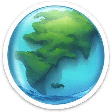 water sphere sticker