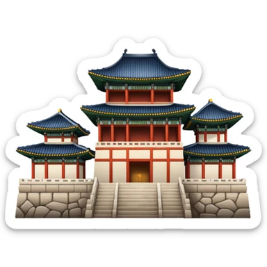 South Korea 
Gyeongbokgung Palace castle sticker