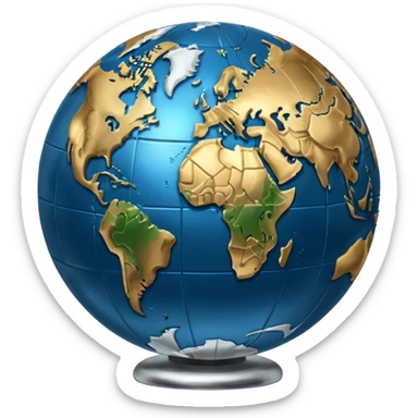 Planet earth boss  sticker