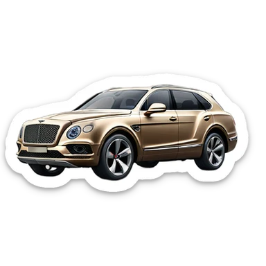 A Bentley bentayga sticker
