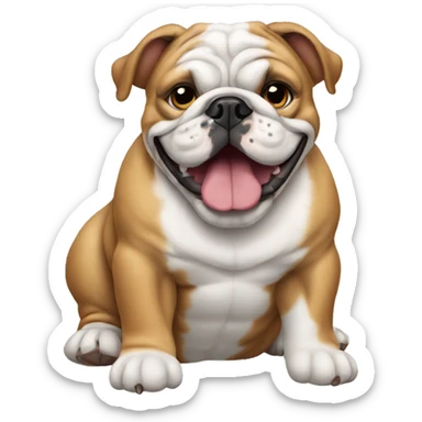 English bulldog  sticker