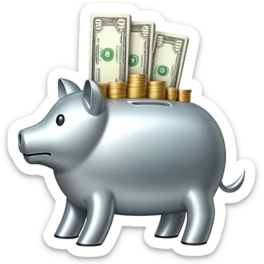 Un distributeur automatique de billets sur pattes sticker