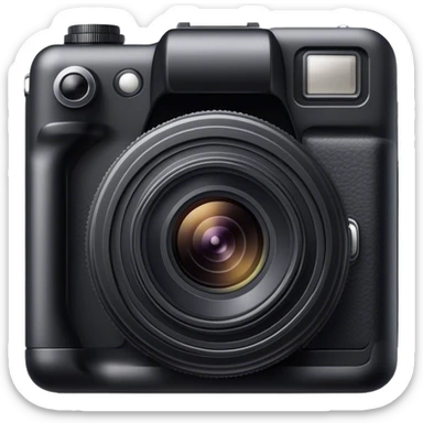 professional digital camera black sticker