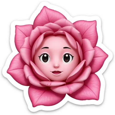 Labubu rose qui fait caca sticker