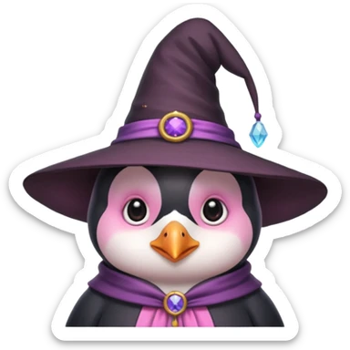 A penguin as a witch
Cute and pink penguin sticker