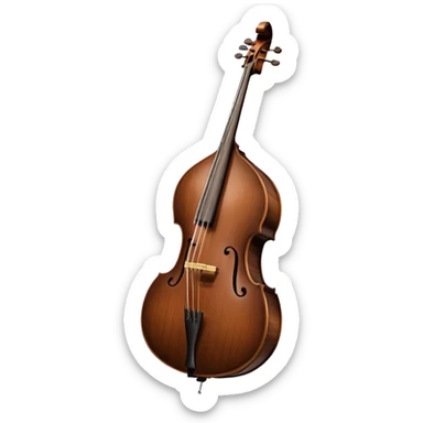 Double bass sticker