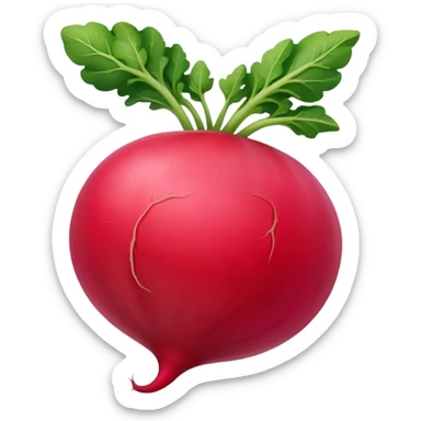 Radish sticker
