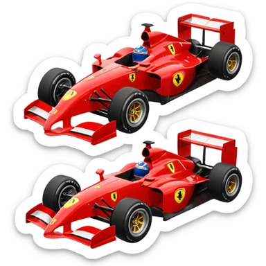 Ferrari 2000 F1 sticker