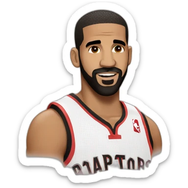 drake-toronto-raptors sticker