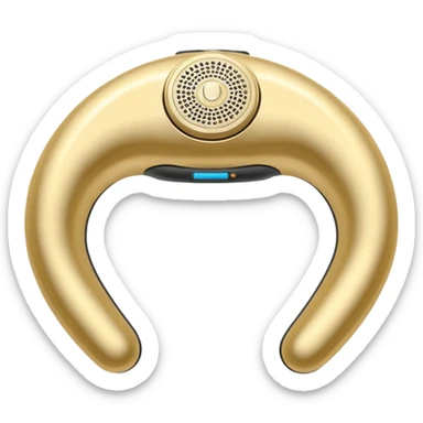 Gold icon of Max massager sticker