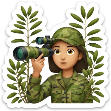 bush sniper sticker