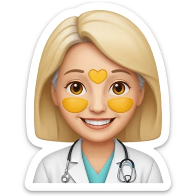 older obstetrician female emoji sticker