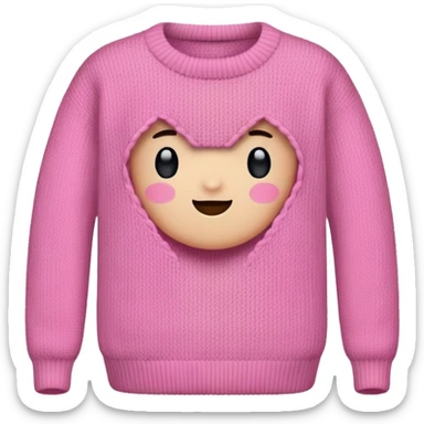 holiday pink cozy  sticker