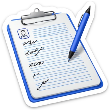 job application form sticker