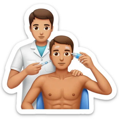 man do a ketamine shot sticker