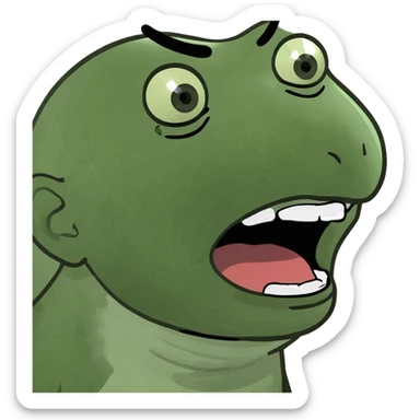 biting lip and moaning sticker