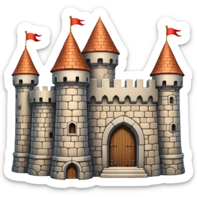 Un castello sticker