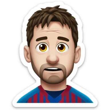 leo messi crying sticker