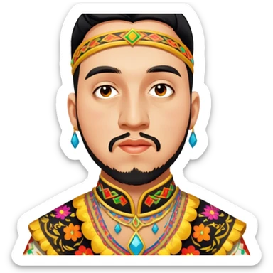 Folkloric Dancer sticker