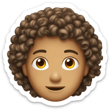 Todo lo que tenga que ver con Curly hair  sticker