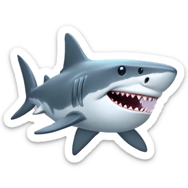 Shark with a top hat💆🏻‍♀️ sticker