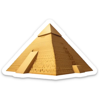 The Great Pyramid of Giza, no frame sticker