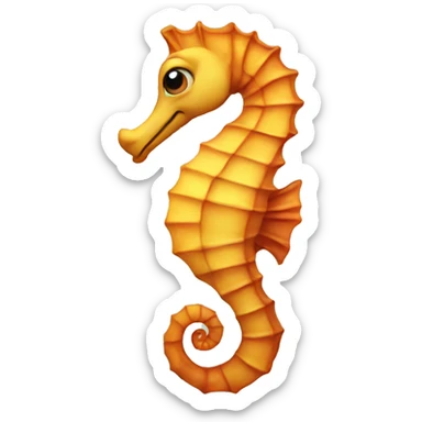 Seahorse sticker