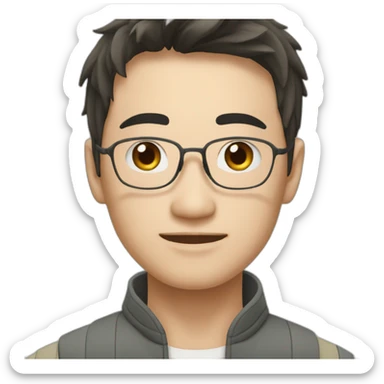 看着月亮的哆啦AEn sticker