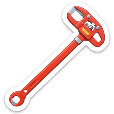 pipe wrench sticker