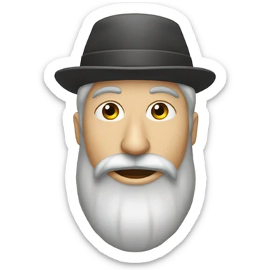 Juif qui prie à la synagogue  sticker