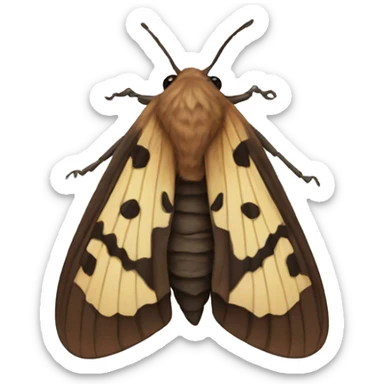 Death moth sticker