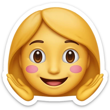 emoji representing the emotion of 'nostaljoy', a creative blend of sticker