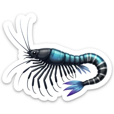 Coal bandit shrimp sticker