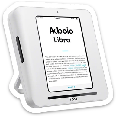 Kobo Libra color white  sticker