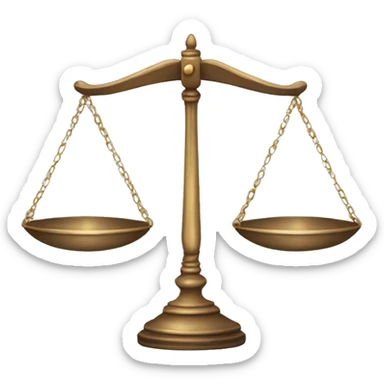 scales of justce sticker