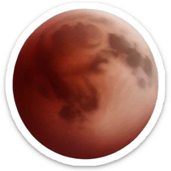 Blood moon  sticker