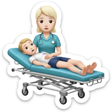 An ambulance is taking you to the hospital sticker