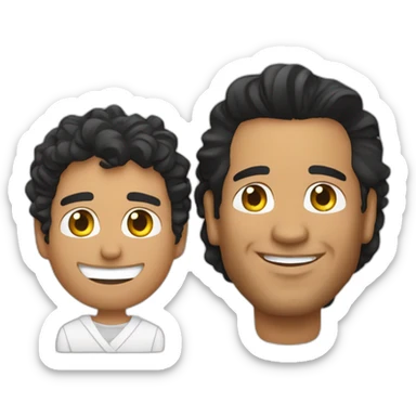 Carlos vives and romeo santos sticker