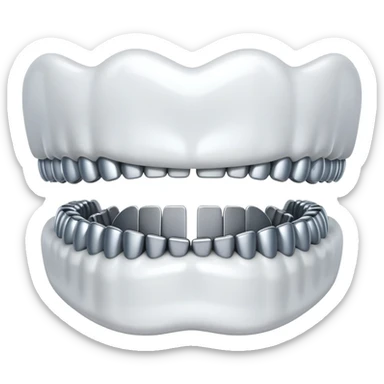 dental braces sticker