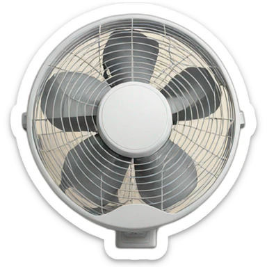 Wall-Mounted Fans sticker