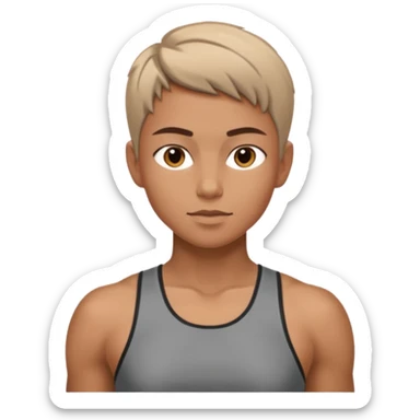 athlete model  sticker