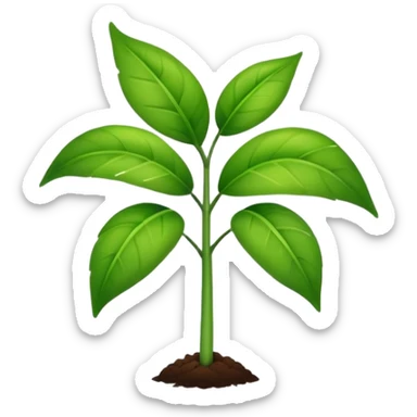 Plant sticker