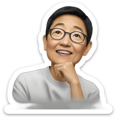 Maria Ressa press conference sticker
