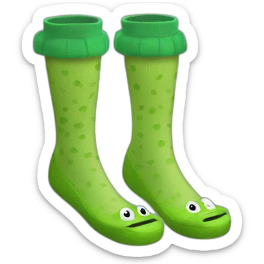crocs socks sticker